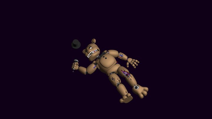 Withered Freddy Jumpscare - Download Free 3D model by Phoenix  (@PhoenixProductions) [2d6a70d]