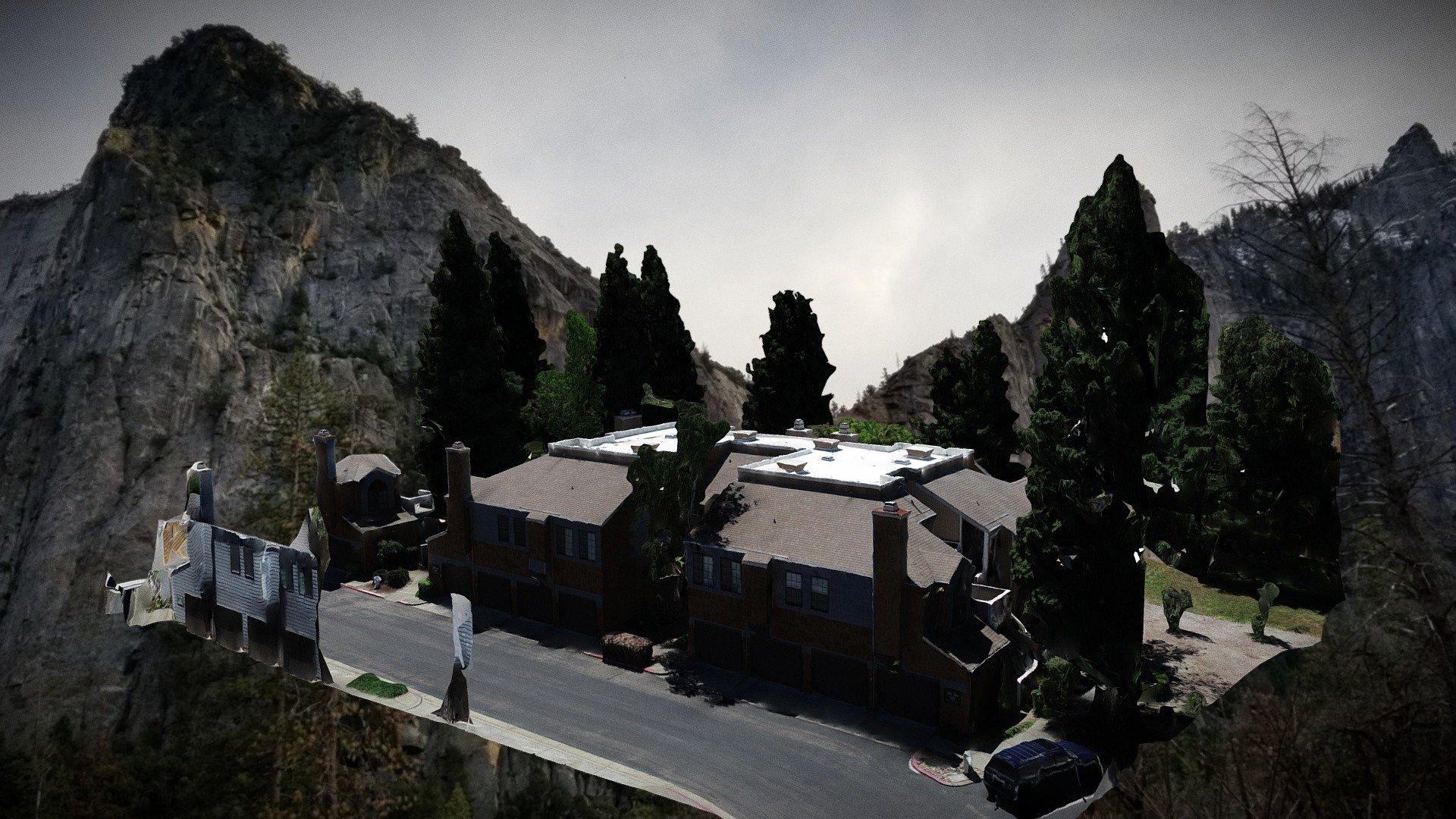 Condo building in San Ramon