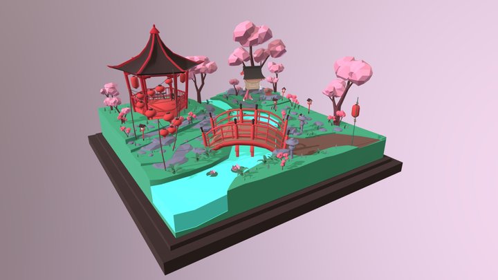 DAE Game Art 1: Simple Scene 3D Model