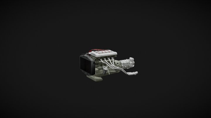 Configurator - Exploded Engine 3D Model