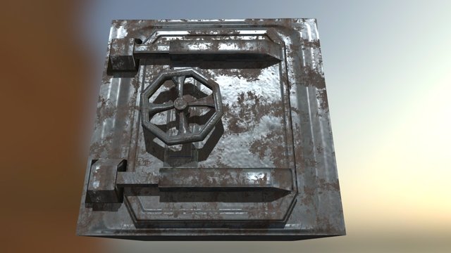 Massive Door with Animation – Modelo 3D gratuito STL