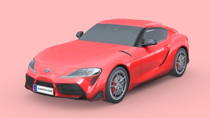 Toyota Supra 2020 3D Model