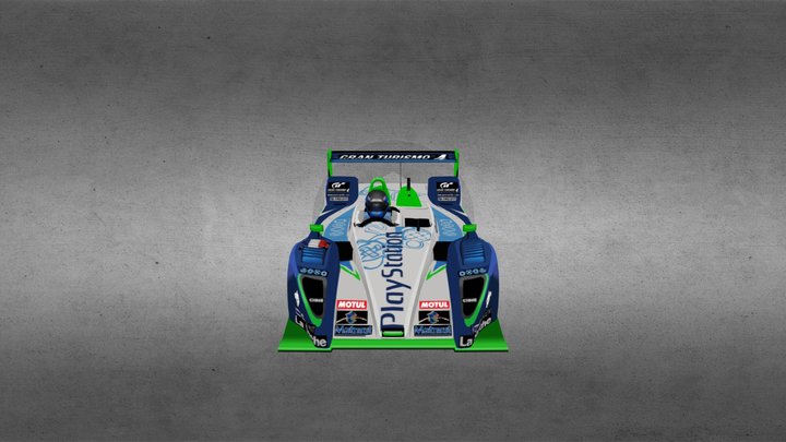 Pescarolo C60 Judd Race Car Gran Turismo 4 3D Model