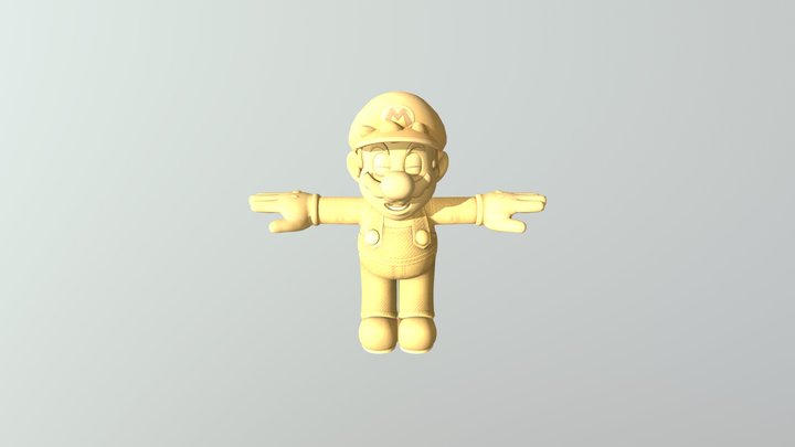 Mario Gold 3D Model