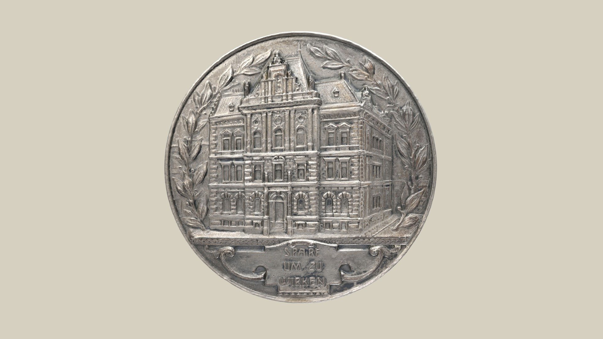 Medaille Sparkasse St. Pölten — Sketchfab embed 3D viewer