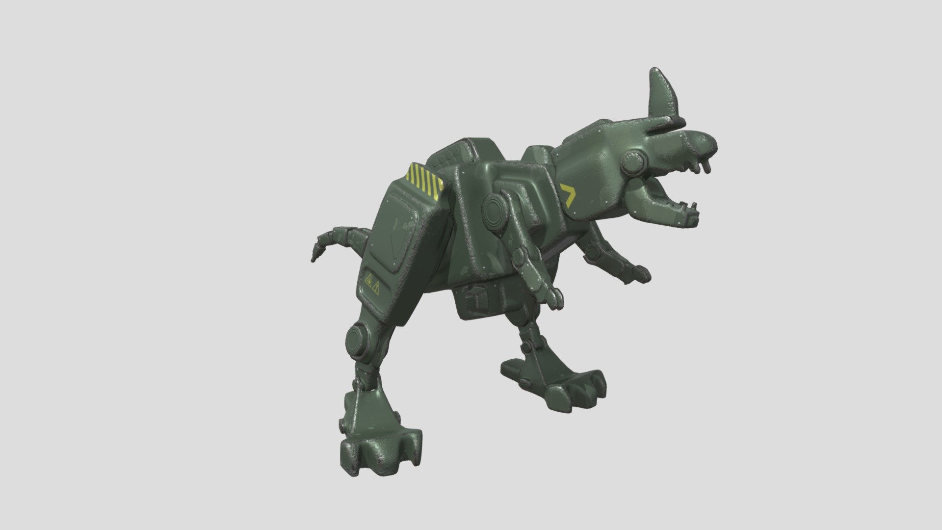 Robotic Dinosaur - 3D model by LukasAndres (@lukasandres.tlap) [f5cee32 ...