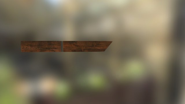 Wood Knife 3D Model