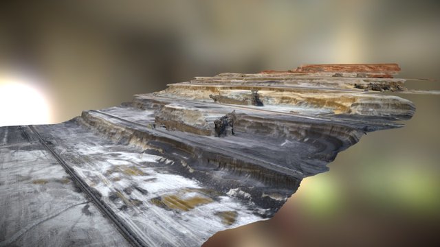 Topcon Siriuspro Quarry 3D Model