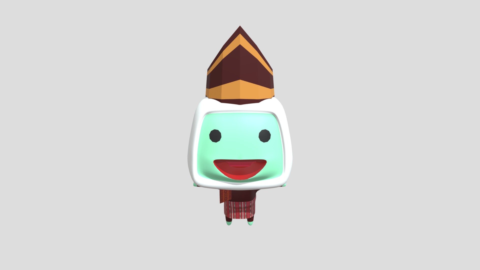 Homie ("Hellomotion" Mascot) With Batak Attire - 3D Model By Leinra ...