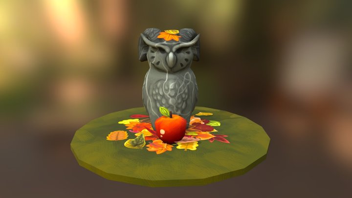 Stone Guardian 3D Model