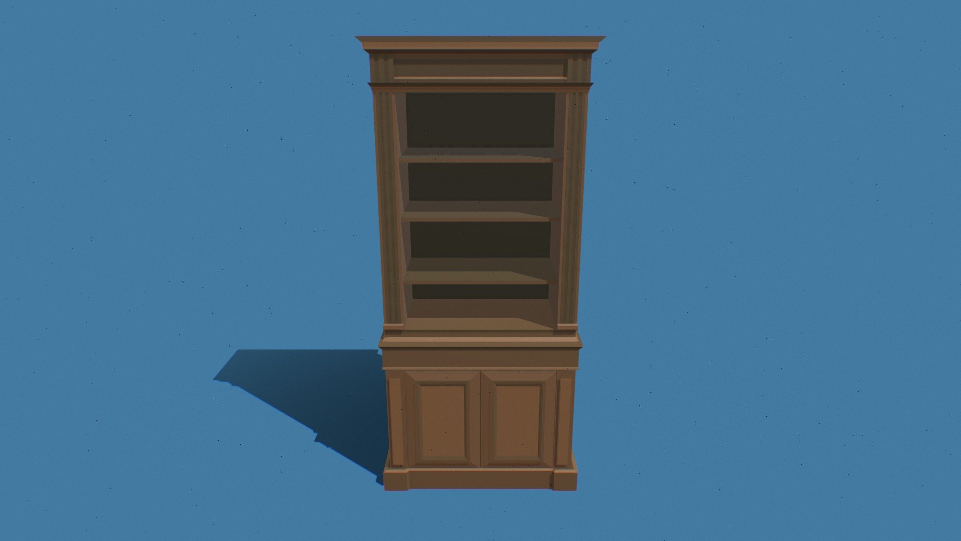 Low Poly Bookshelf Download Free 3D model by dasWarder [f5d0ff9] Sketchfab