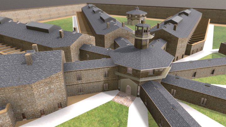 Eastern State: A Prison in Philadelphia 3D Model