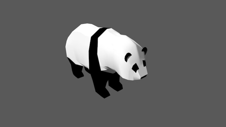 Panda bear 3D Model