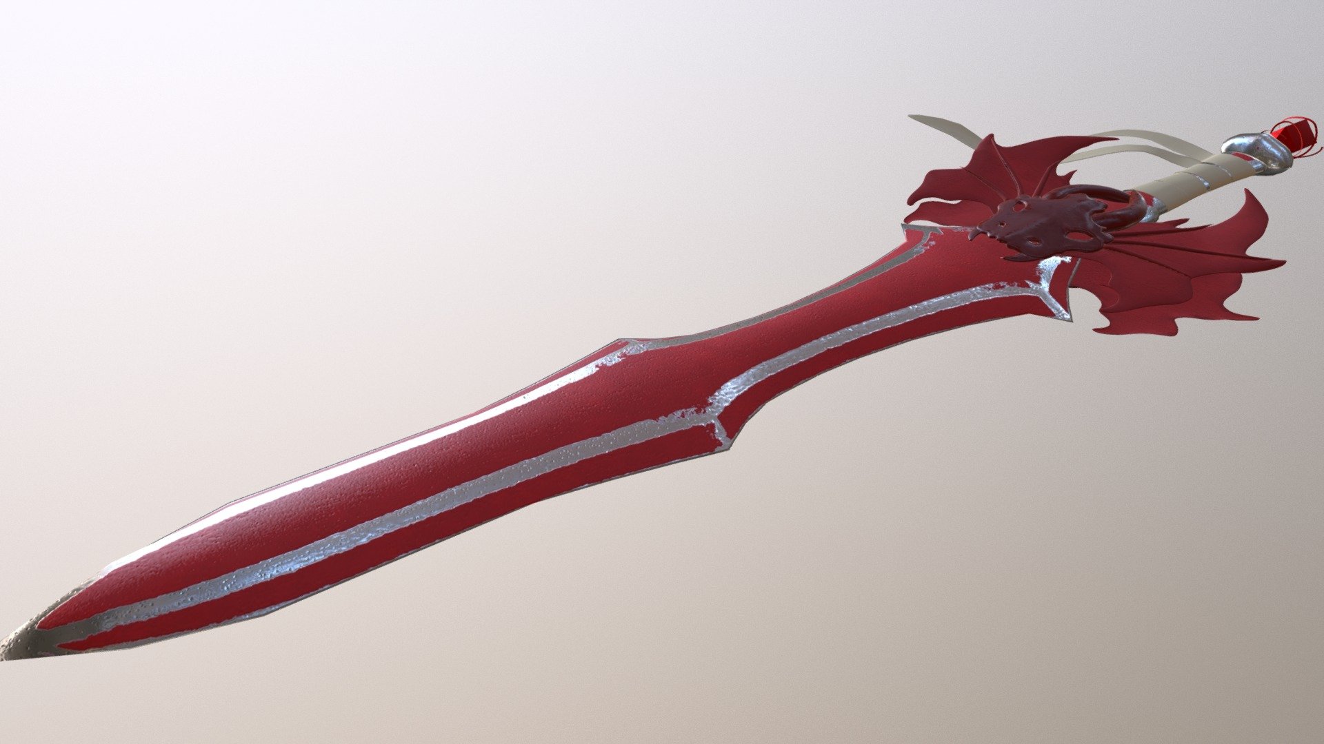 The Dragon Hunter's Red Sword
