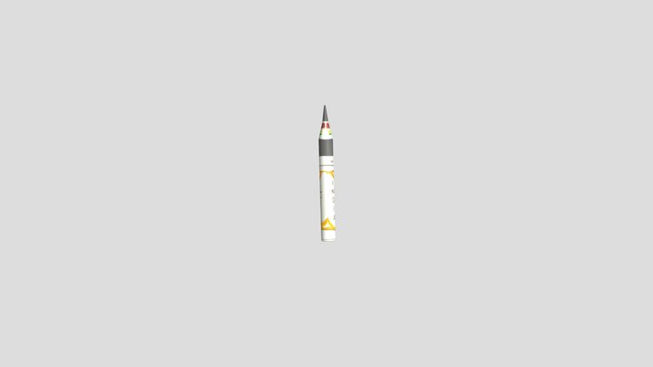 Agni missile 3D Model
