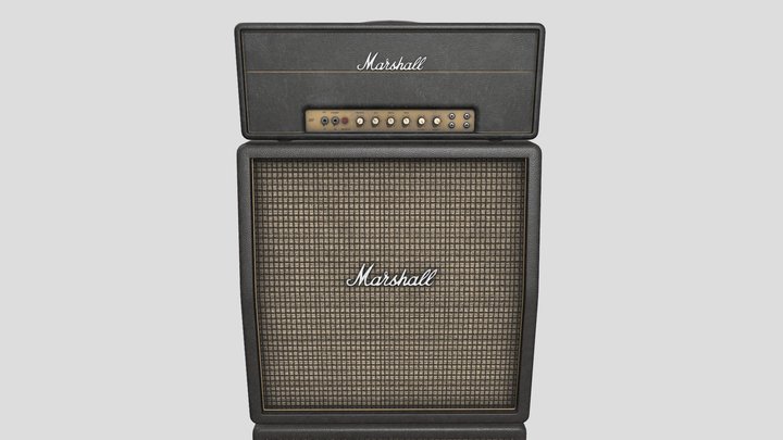 Marshall JMP 1959 Super Lead 100 Watt 3D Model