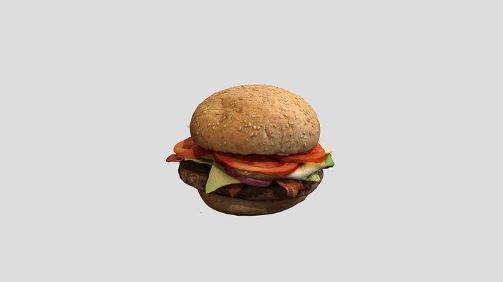 Hacaro Burger 3D Model