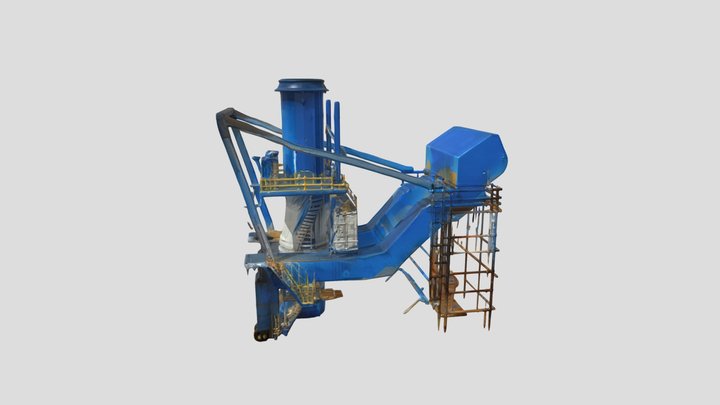 Circular Stacker Reclaimer 3D Model
