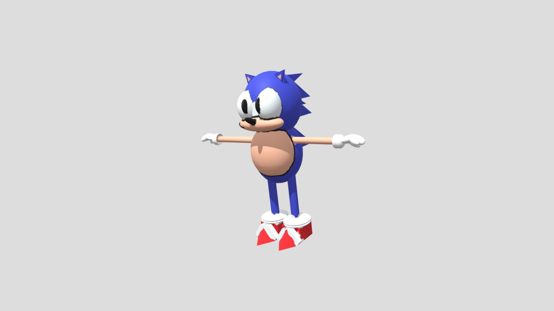 Why is the 'T-Pose' the default pose used when animating 3D models