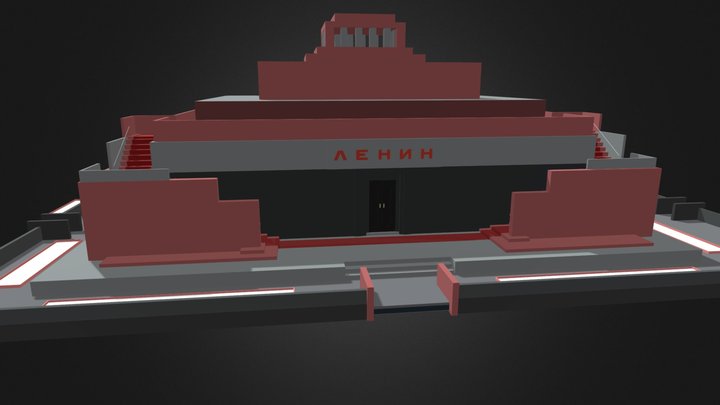 Lenin Mausoleum 3D Model