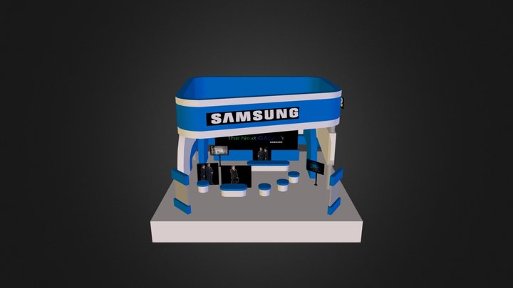Samsung Booth 3D Model