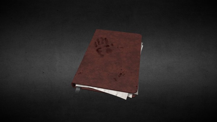 Old Diary 3D Model