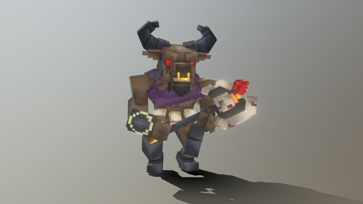 [MC]Niutou Chief(牛头酋长） 3D Model