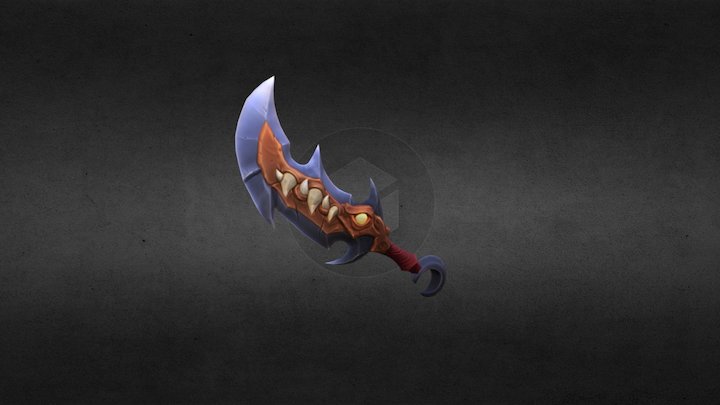 Demon Blade 3D Model