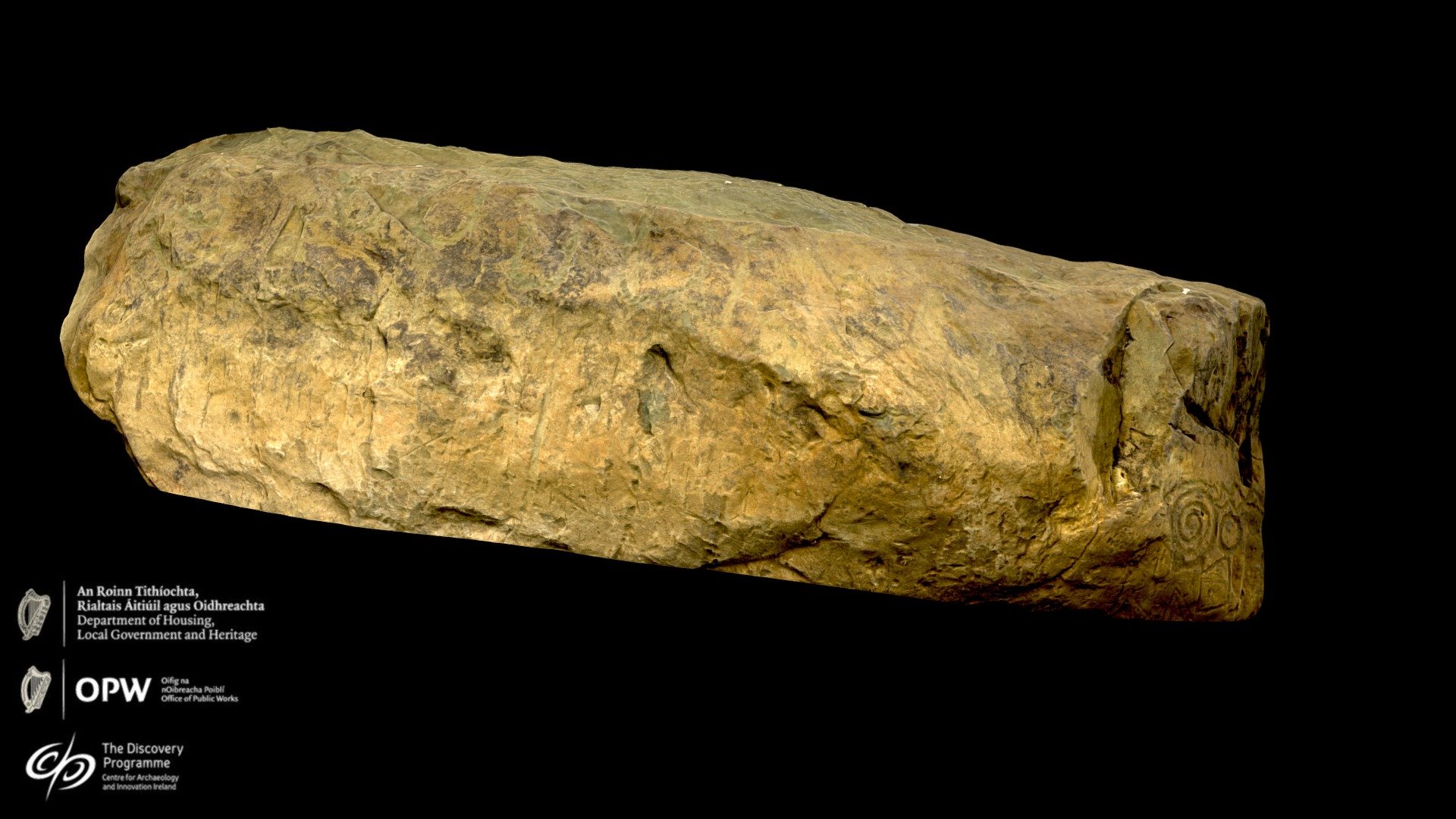 Kerbstone 41, Knowth (photo) - 3d Model By The Discovery Programme 