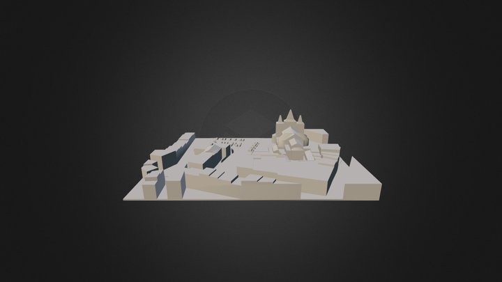 Plan Urbanistique de la ville d'Amay Belgique 3D Model