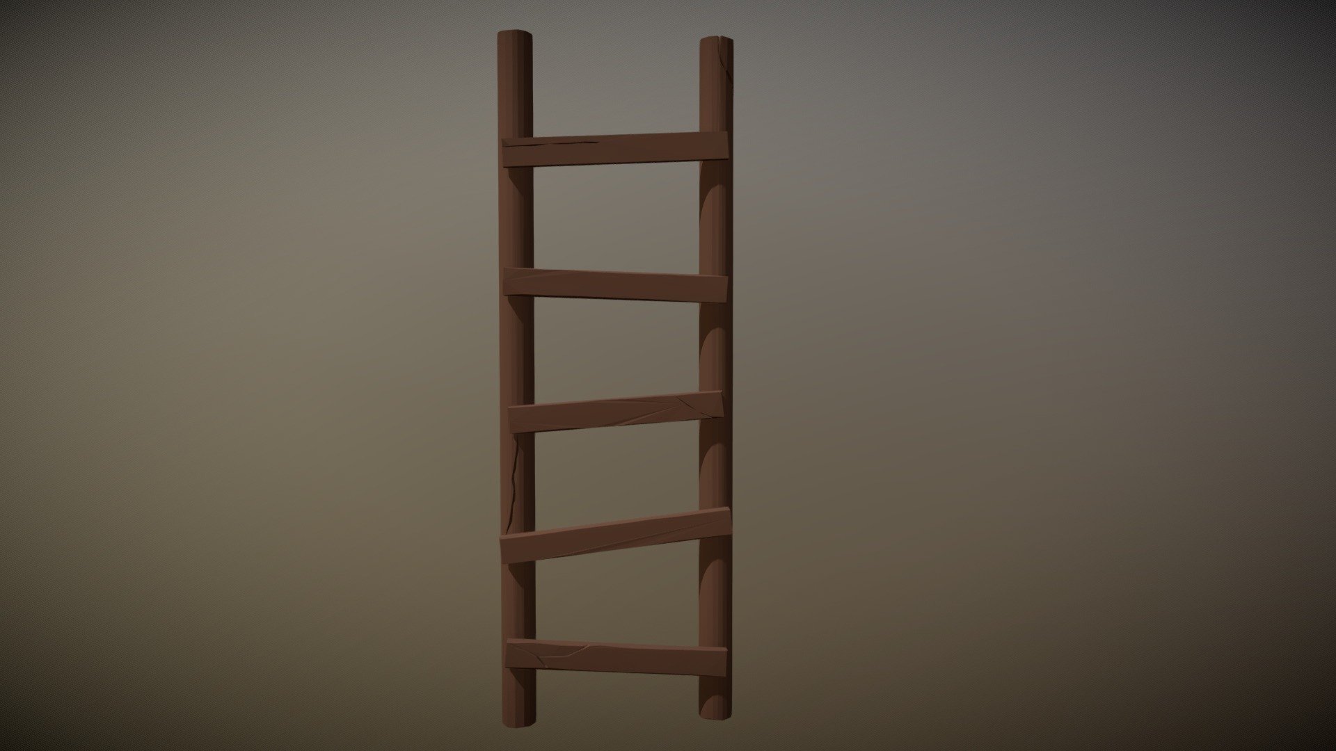 Wooden Ladder Download Free 3d Model By Dreix F5dcc79 Sketchfab 