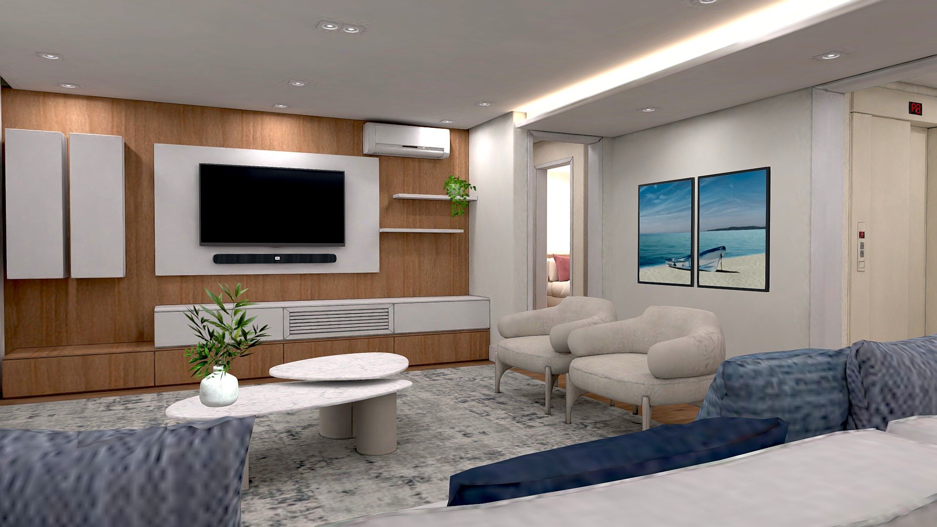 Apartment AS — Sketchfab embed 3D viewer