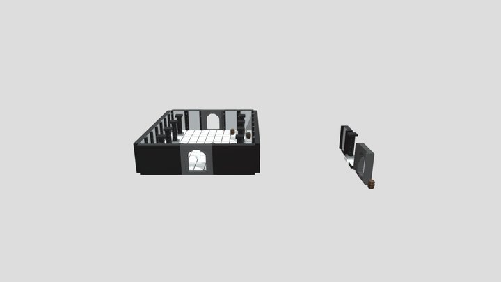 Dungeon UV and Texture 3D Model