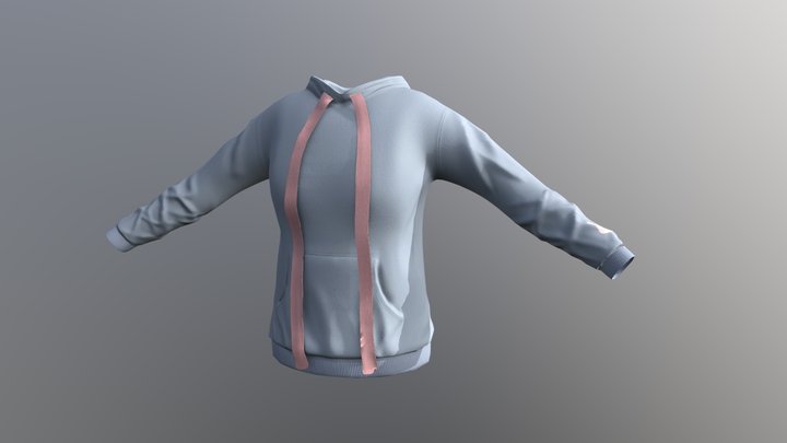 Bunny Hoodie 3D Model