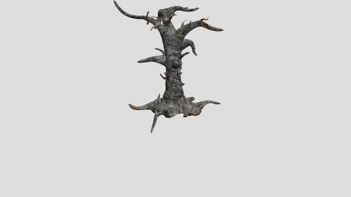 Bare/Leafless tree 3D Model