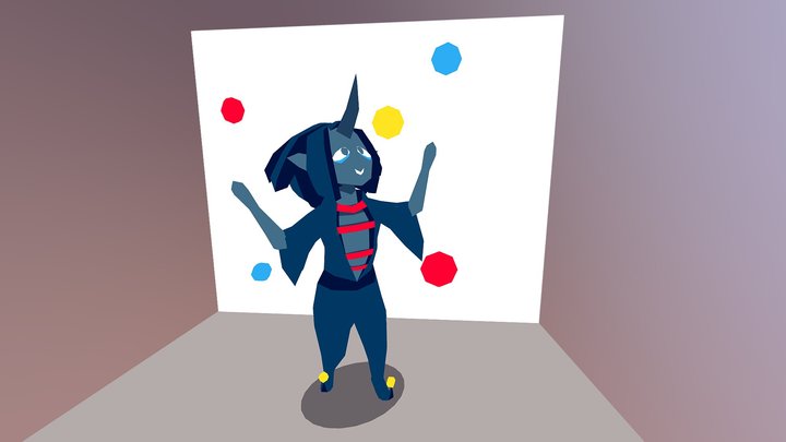 Taiga The Spellcaster 3D Model