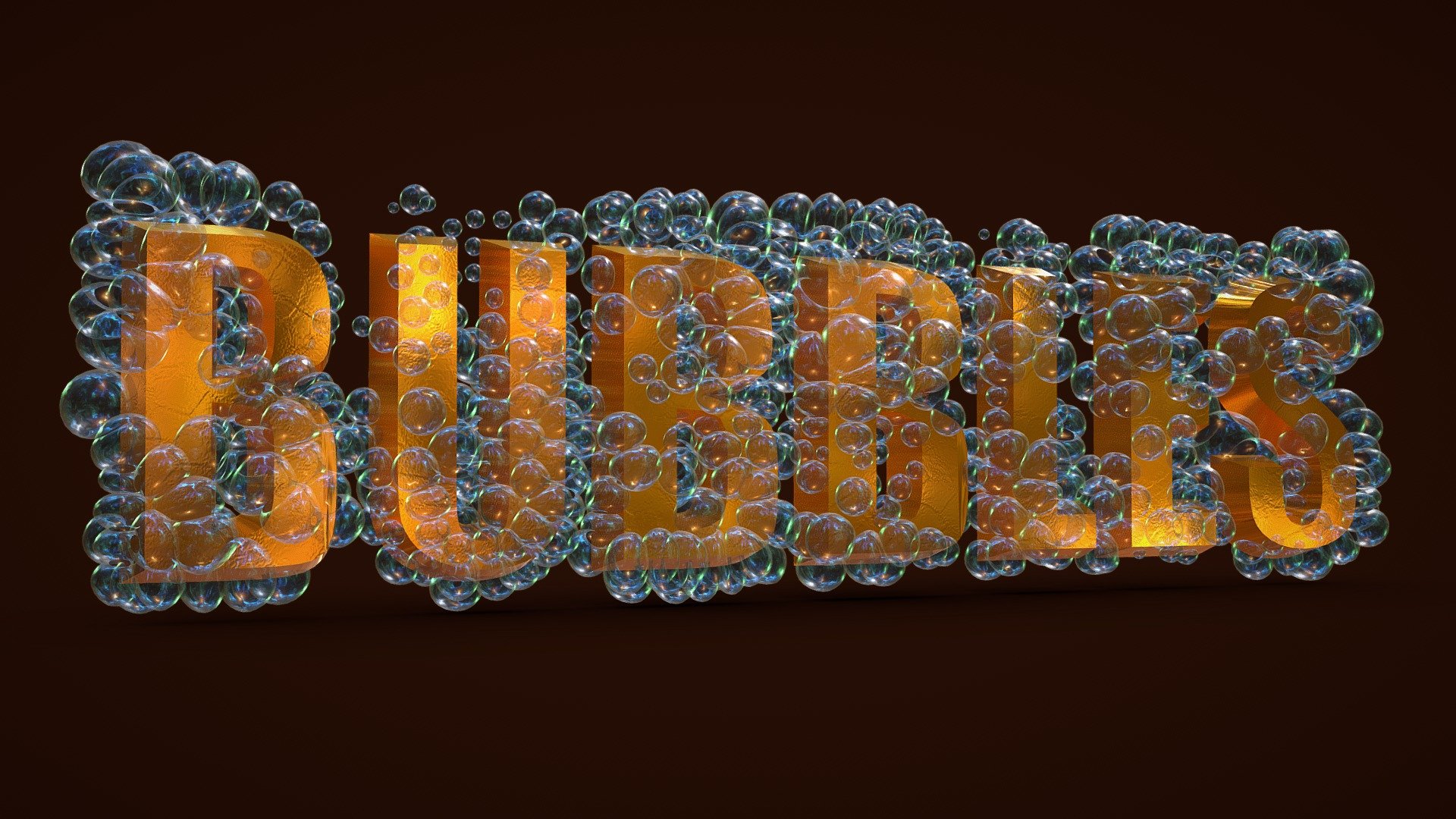 Bubble Text - Buy Royalty Free 3D model by Sakib_Khondaker [f5dff61 ...