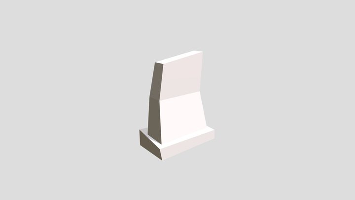 Gravestone 3D Model