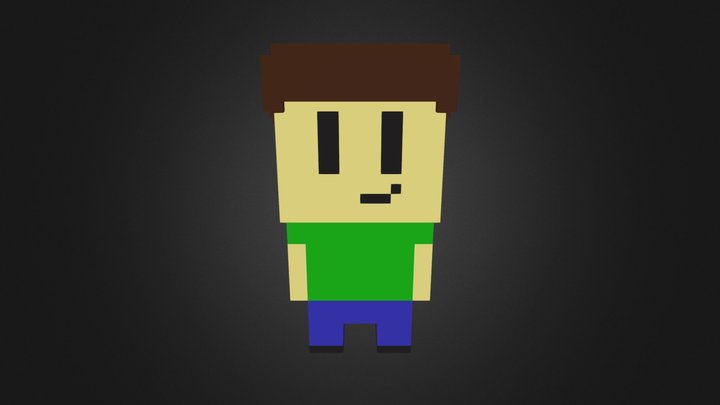 Pixel Yuri 3D Model