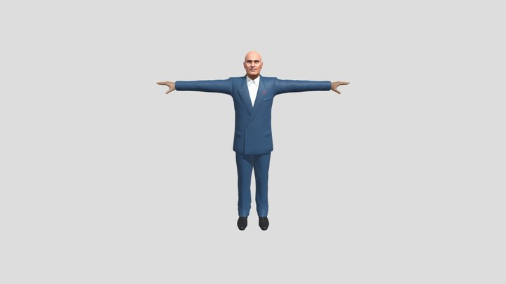 Jamshid Hashempoor جمشید هاشم پور 3D Model