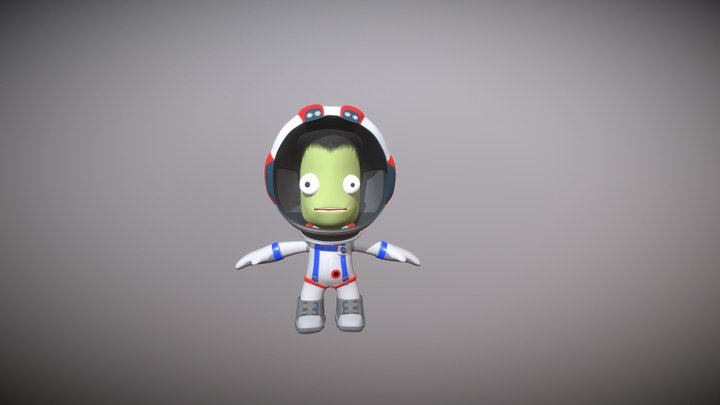 Kerbal KSP 3D Model