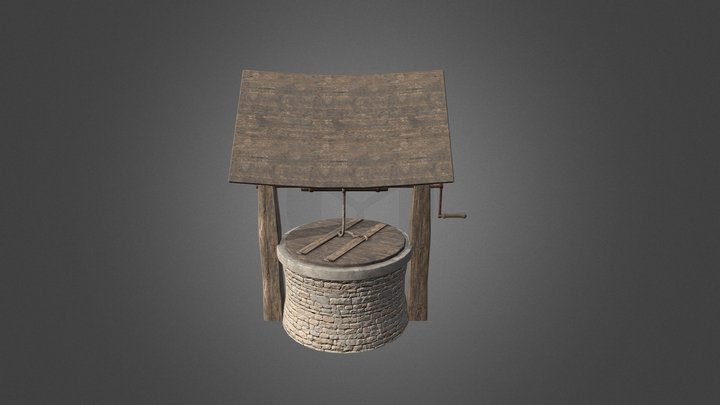 Old Stone Well 3D Model