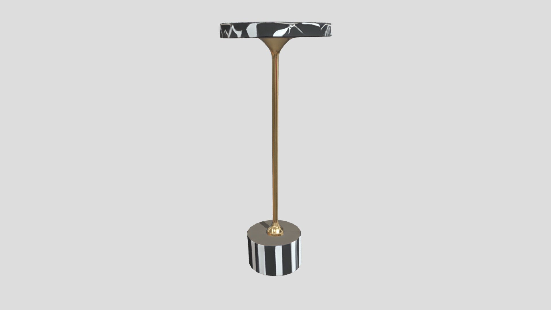 Decorative standing side table with patterned s - Download Free 3D ...