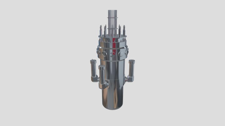 Part of nuclear power plant reactor 2 3D Model