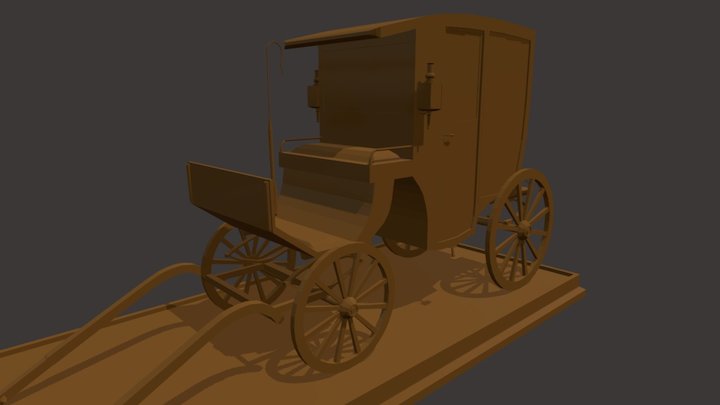 Victorian Carriage 3D Model