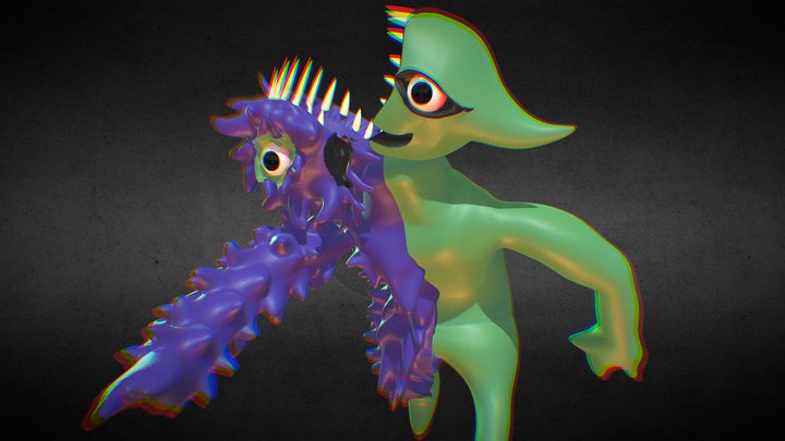 Jester - Buggy Huggy Banban 4 3D Model