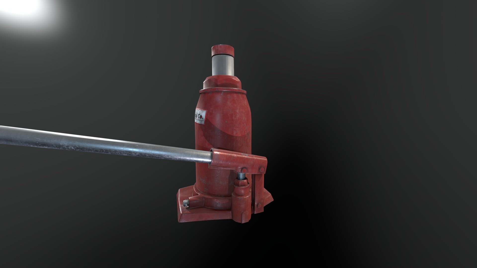 Hydraulic Jack — Sketchfab embed 3D viewer