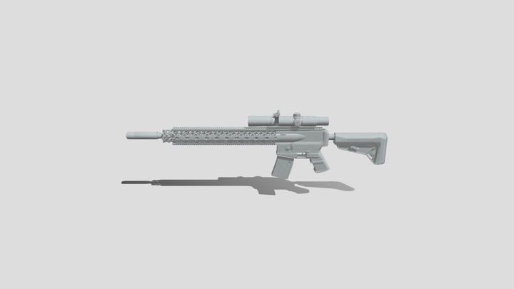 AR/M4 3D Model