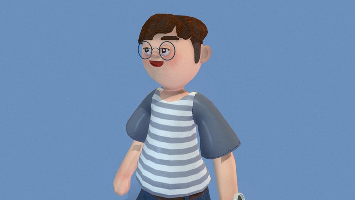 人物-Nick-character Modeling 3D Model