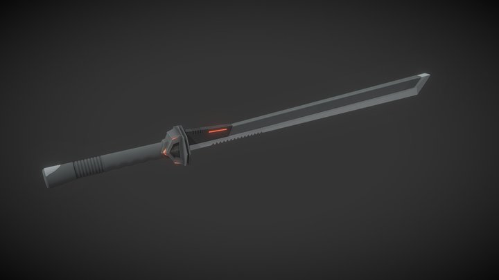 Remake of sci fi sword. 3D Model